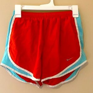 Aqua & Orange Nike Shorts - Size Small